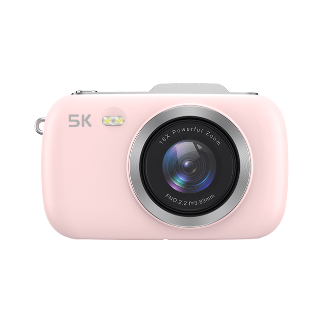 Customized Ultra HD 5k SD Card 12MP CMOS Sensor Compact Beauty Digital Camera 18x Zoom 2-3" LCD Screen for Students Video