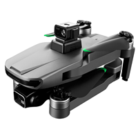 Drone RC S155 Max pliable, mini quadricoptère brushless GPS 5G avec caméra 4K et évitement d'obstacles à 360° pour adultes