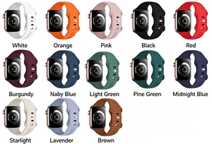 Correa de Reloj Deportiva de Silicona Suave y Colorida, Directo de Fábrica, Repuesto para Apple Watch <span class=keywords><strong>SE2</strong></span>/11/10 38/42mm, Compatible con ODM/OEM - Product Image 3