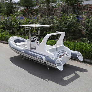 Liya 19ft Leisure Speed Boat Hypalon Bote inflable rígido con motor fuera de borda para actividades al aire libre a la deriva - Product Image 3