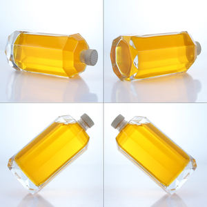 Usine directe 750ml bouteille d'alcool en verre transparent bouchon <span class=keywords><strong>Guara</strong></span> personnalisé conception Unique vodka tequila distillerie emballage diffuseur utilisation - Product Image 2