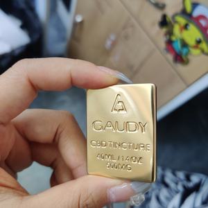 Etiqueta Adhesiva de Aluminio para Perfume de Lujo, Diseño en Relieve, Logotipo Chapado en Oro, Diseñadores para Mis Etiquetas de Marca de Perfume - Product Image 3