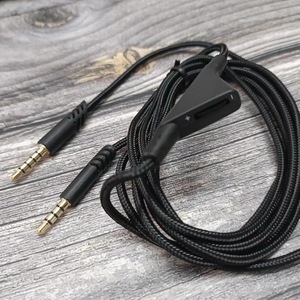 Câble <span class=keywords><strong>audio</strong></span> de réparation tressé de 2 m, parfaitement compatible avec les casques Astro A10 A40, câbles vidéo de qualité pour le gaming - Product Image 2