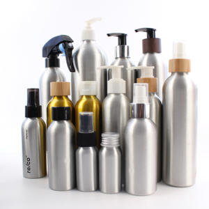 <span class=keywords><strong>Aluminium</strong></span> Flessen 30 Ml 50 Ml 100 Ml 150 4Oz 200Ml 250 Ml 5 Oz Lege Mat Zwart Wit Metalen Flesspuitpomp Met Schroefdop - Product Image 2