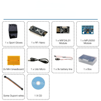 Kit Pemula Gestur-Motion untuk Robot Dukungan Nano V3.0 Mobil Pintar MPU6050 6 Poros Modul Akselerometer Giroskop