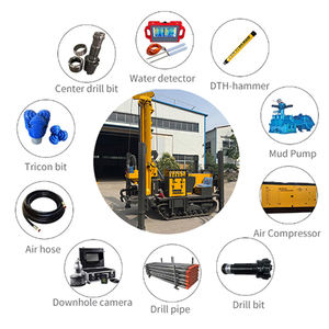 400m <span class=keywords><strong>600mm</strong></span> 시추공 수중 시추기 300m 깊이 수중 시추기 펌프 엔진 220V 고성능 엔진 - Product Image 6