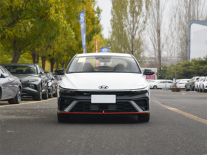 2023 Elantra N Line Sedan Sporty alami mesin aspirasi otomatis R16 ban Gas/bensin baru Styling berani Interior kiri gelap - Product Image 6