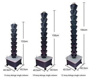 Système hydroponique vertical commercial pour la culture <span class=keywords><strong>de</strong></span> fraises en tour <span class=keywords><strong>de</strong></span> pétales, idéal pour les légumes et les fruits - Product Image 3