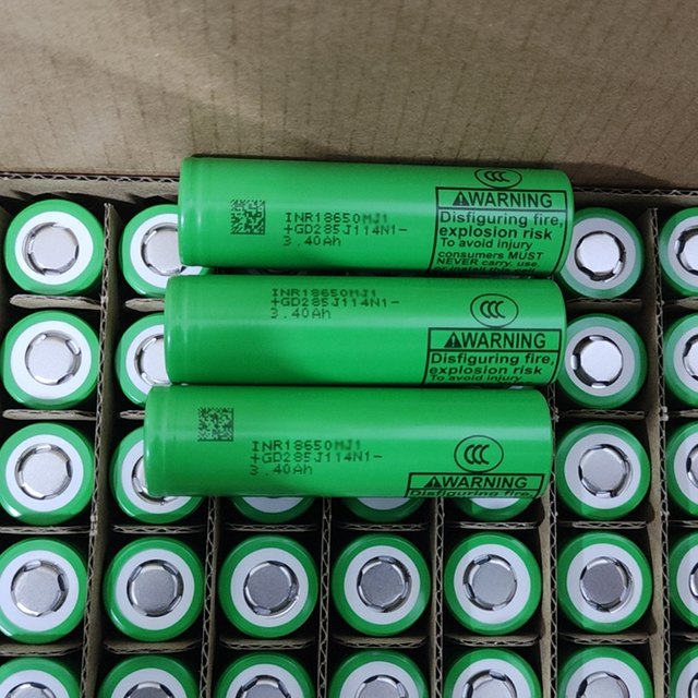 INR 18650 MJ1 Chem 3500mAh 10A INR18650MJ1 3500mAh 3.7V Battery Lithium L GES18650 INR18650MJ1 3.6V 3400mAh for Flashlight