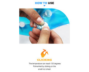 Vendita calda riutilizzabile scaldino posteriore riscaldato <span class=keywords><strong>Pack</strong></span> di calore con clic istantaneo per la cura del collo impacchi caldi e freddi - Product Image 6