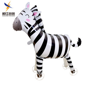 Karikatür hayvan folyo balonlar mezuniyet sevgililer günü doğum günü için geri okul partileri ayakta yürüyüş tekerlekli balonlar - Product Image 6