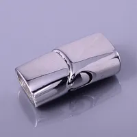 Bracelet en cuir magnétique en acier inoxydable, nouveauté, vente en gros