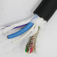 Câble blindé torsadé tressé RVVP RS 485 4 conducteurs 2 paires 26AWG 24AWG 22AWG 4/5/6 conducteurs pour signal