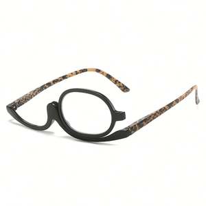 Gafas de Maquillaje Portátiles con Lentes Giratorias y Aumento para Mujer, Gafas de Lectura Cosméticas con Lentes Abatibles - Product Image 5