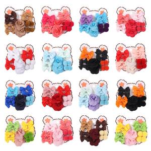 ชุดโบว์ผูกผมรูปโบว์หวานน่ารัก10ชิ้นที่คาดผมลายดอกไม้สำหรับเด็กเครื่องประดับผมแฟชั่นสำหรับเด็ก - Product Image 1