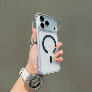 Lightweight Ultra-thin Matte Pc Hard Phone case for iphone 17promax 17air 16 for iphone 17 Magnetic Phone case <b>Frameless</b> - Product Image 3