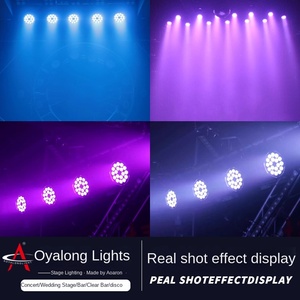 18 4in1 dẫn Bốn Mắt ánh sáng sân khấu đèn với đầy đủ màu sắc RGBW nhuộm Nhôm Cơ thể <span class=keywords><strong>DMX512</strong></span> chế độ điều khiển Par ánh sáng - Product Image 2