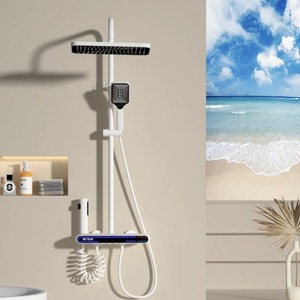 Набор полностью медных душевых насаждений с цифровым дисплеем - Product Image 3