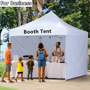 10x20 özel fuar çadırı su geçirmez naylon baskılı açık katlanır Pop Up gölgelik çadır