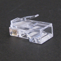 Penjualan terlaris RJ45 konektor kabel penjepit Cat5e Cat6 Cat6A UTP Plug 8p8c konektor kabel jaringan Cat 6 jaringan Modular