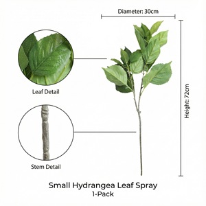 Stelo di <span class=keywords><strong>Foglie</strong></span> di Camelia Artificiale 72cm, Rami Finti per Vasi, <span class=keywords><strong>Foglie</strong></span> Finte in Seta per Vasi da Terra, Casa, Ufficio, Tavolo - Product Image 4
