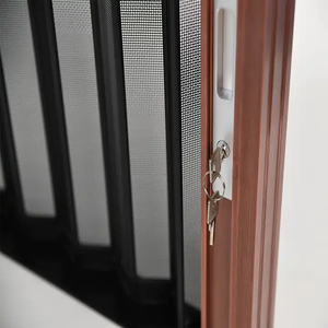 Tùy chỉnh nhôm hồ sơ thấp đường sắt chống muỗi an ninh lưới mịn cửa màn hình trượt - Product Image 4