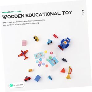 Tableau de calcul en bois pour enfants, ensemble d'opérations mathématiques, écologique, non toxique, jouets éducatifs précoces pour le développement de la pensée logique - Product Image 3