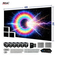Panneau d'écran vidéo LED couleur portable pour intérieur et extérieur, idéal pour les mariages, les expositions, les conférences, les fêtes, les événements, les scènes et les arrière-plans.