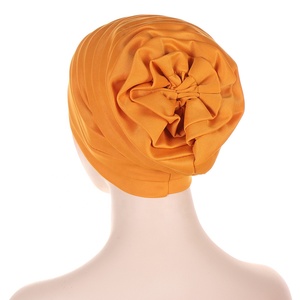 Zifeng OEM Turban de Luxe <span class=keywords><strong>Durag</strong></span> Nouveau Chapeau <span class=keywords><strong>Femme</strong></span> Africaine Musulman Multi-Couches - Product Image 6