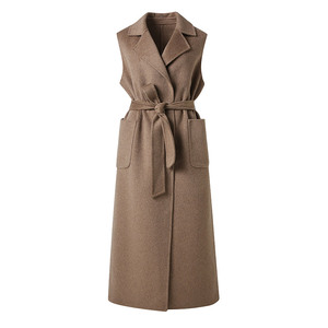 <span class=keywords><strong>Gilet</strong></span> <span class=keywords><strong>long</strong></span> en laine et cachemire pour <span class=keywords><strong>femme</strong></span> avec col amovible en fourrure de lapin Rex, <span class=keywords><strong>gilet</strong></span> <span class=keywords><strong>extra</strong></span> <span class=keywords><strong>long</strong></span> en laine - Product Image 2