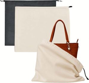 Bolsa de Embalaje para Zapatos de Algodón Reutilizable, Ecológica y Reciclable con Logotipo Personalizado, Bolsa de Regalo con Cordón Natural y Orgánico, Tamaños Personalizables - Product Image 1