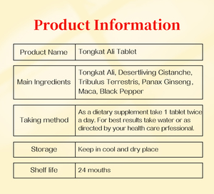 Comprimés d'Extrait de Tongkat Ali Soutien de la Libido Puissance Santé Masculine Gélules de Maca Booster d'Énergie Bonbon Fort - Product Image 3