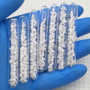 Métal argenté 99.999%, morceaux irréguliers de cristal d'argent de 1 gramme dans le verre - Product Image 6