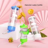 Bouteille d'eau pour hamster en gros d'usine, 125 ml, anti-fuite, avec rouleau à bille, abreuvoir suspendu pour hamster syrien et petits animaux