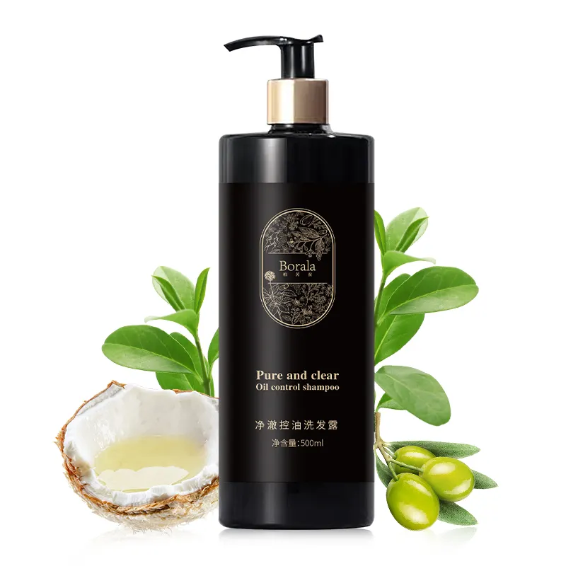Shampoo anti-perda de ar para crescimento do cabelo, shampoo nutritivo natural para cuidados com os cabelos, shampoo 500ml