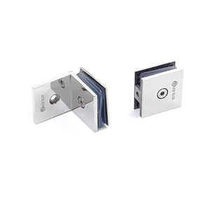 Buona qualità montaggio a parete bordi quadrati morsetto di vetro-struttura soluzioni di vetro - Product Image 3