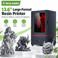 Imprimante 3D en résine 7K de 13,6 pouces, machine d'impression UV 405 nm haute précision grand format, système d'impression professionnel à polymérisation par lumière