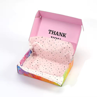 Cajas de Embalaje de Envío Rosas Duraderas con Logotipo Personalizado al por Mayor, Cajas de Cartón Corrugado para Regalos de Joyería