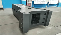 Base de machine-outil en fonte grise/dactile sur mesure, marge de travail de 15 mm pour machine de fraisage CNC, usinage de précision Hailong
