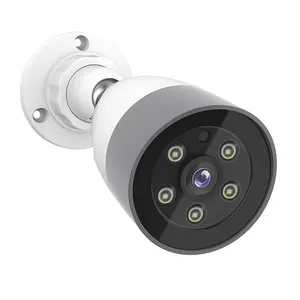 לבן תווית קיר הר וידאו עמיד למים Bullet מקרה OEM IP CCTV מצלמה ספק דיור שעון Ahd אבטחת מצלמה אינטליגנטית