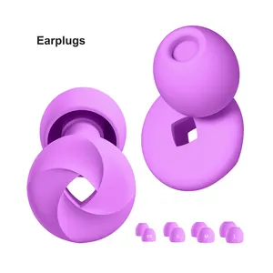 Silicone Ear Plugs Reusable Gel Noise Cancelling Soft Swimming Wholesale Sleep Earplugs