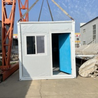 Expédition immédiate : Conteneur de sécurité pliable en acier de 20 pieds, préfabriqué, modulaire, portable, pour habitation, maison, containerhaus