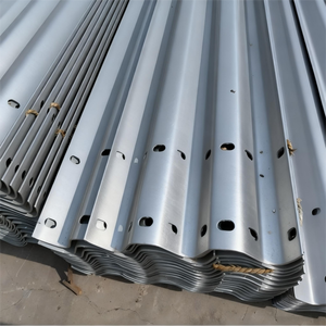 Дорожный барьер безопасности для автомагистралей, трехволновой, стальной, оцинкованный, дорожное ограждение, ударопрочный, безотражающий - Product Image 2