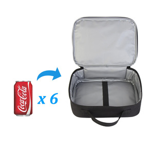 Sac à déjeuner personnalisé en sublimation, sac à déjeuner portable en polyester avec fermeture éclair pour étudiants et enfants - Product Image 2