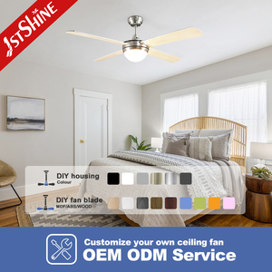 1stshine Moderne Simple 52 Pouces Ventilateur de Plafond Décoratif Télécommande Led Lumière - Product Image 4