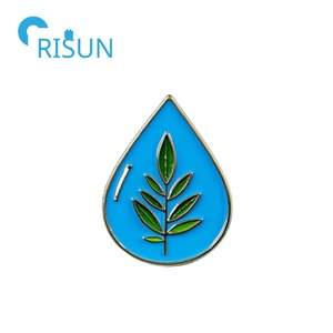 Sản xuất waterdrop hình <span class=keywords><strong>pin</strong></span> trâm tùy chỉnh mềm cứng men nước thả logo mưa thả ve áo <span class=keywords><strong>pin</strong></span> huy hiệu - Product Image 6