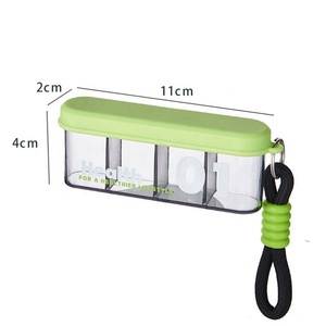Wholesale Wholesale Mini Portable Weekly <b>7</b>-Day Child-Resistant Food Grade PP Easy-to-Carry Travel <b>Tablet</b> & Pill Organizer - Product Image 4