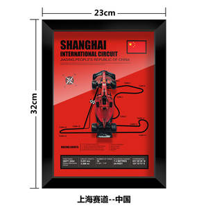 Sf23 LeclercプラスチックABSカーモデル3Dステレオ1:32スケールレーシングトラック壁吊り写真フレーム - Product Image 6