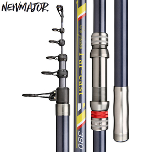 NEWMAJOR <span class=keywords><strong>Canne</strong></span> à pêche télescopique en carbone 3.6m 3.9m 4.2m 4.5m 5.4m <span class=keywords><strong>Canne</strong></span> à <span class=keywords><strong>surfcasting</strong></span> portable à action rapide pour lancer de pêche en mer - Product Image 1