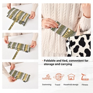 Ensemble de 3 accessoires de voyage, bagages extensibles, design personnalisé, cubes de rangement floraux Puakenikeni, style hawaïen tropical, pour l'organisation - Product Image 4